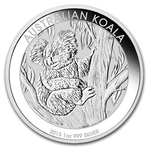 (image for) 2013 1 oz Silver Australian Koala Coin - Click Image to Close
