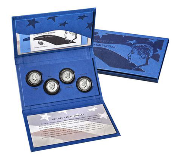 (image for) 2014 4-Coin 50th Anniv Kennedy Proof Half Dollar Set (w/COA) - Click Image to Close