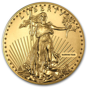 (image for) Random Year - 1/2 oz Gold American $25 Eagle Coin BU - Click Image to Close
