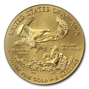 (image for) Random Year 1/10th oz Gold American Eagle Coin - Click Image to Close